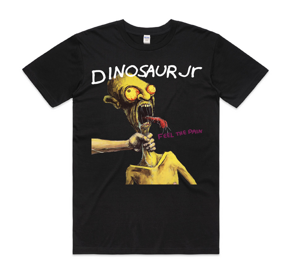 Dinosaur Jr Feel The Pain T-shirt – Bingo Merch Dinosaur Jr Feel The Pain T-shirt – Bingo Merch