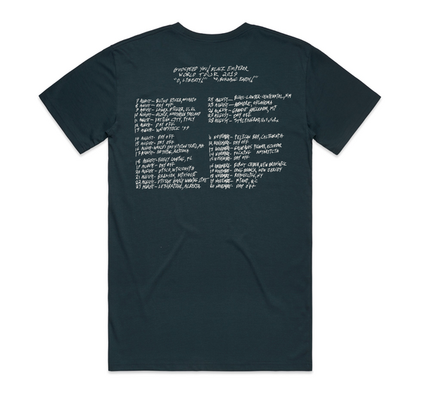 Godspeed You Black Emperor Bear Indigo T-shirt – Bingo Merch