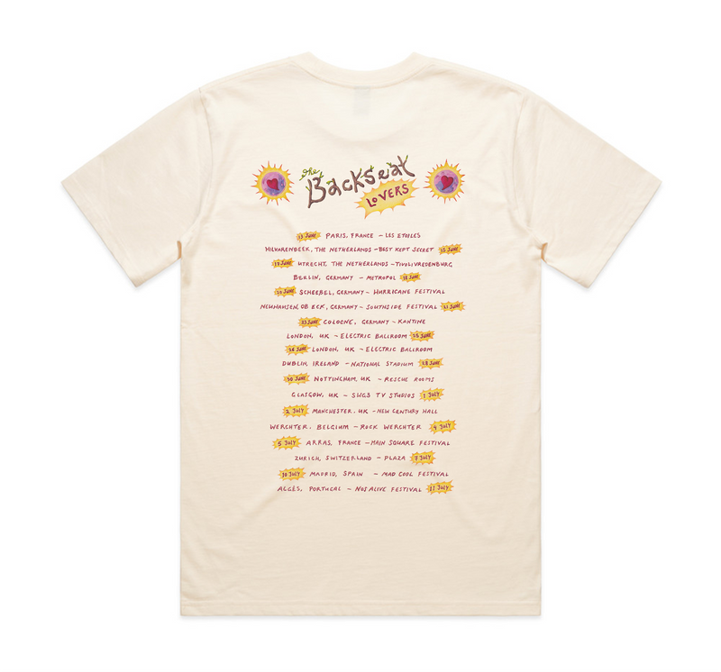 The Backseat Lovers EU Tour 2025 T-Shirt