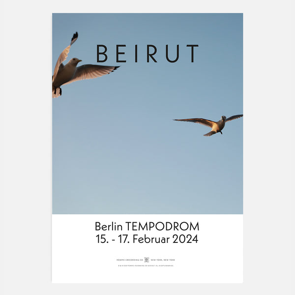 Beirut Tempodrom Poster ii