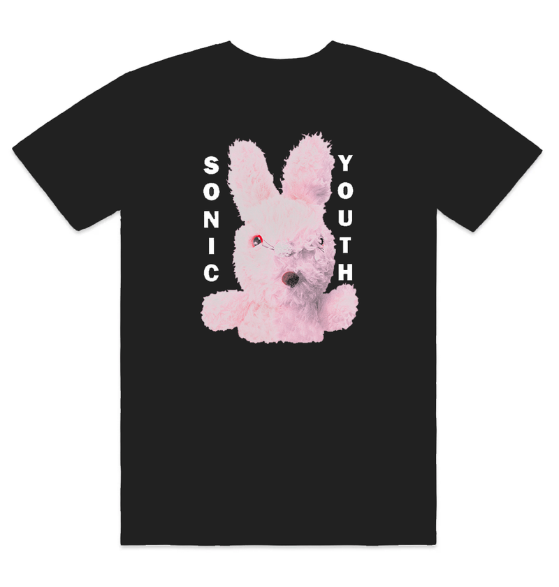 Sonic Youth Dirty Bunny Black T-Shirt – Bingo Merch