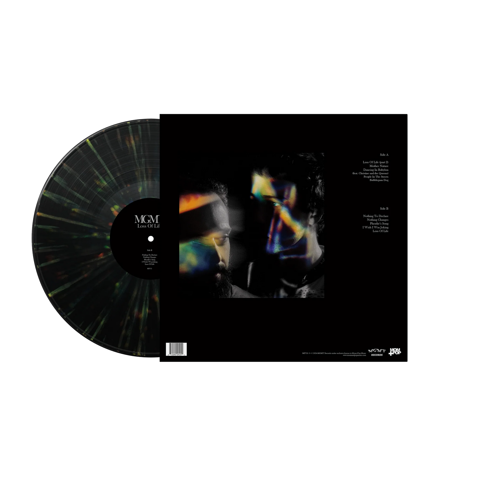 MGMT Loss Of Life Limited Edition Prismatic Splatter LP – Bingo Merch
