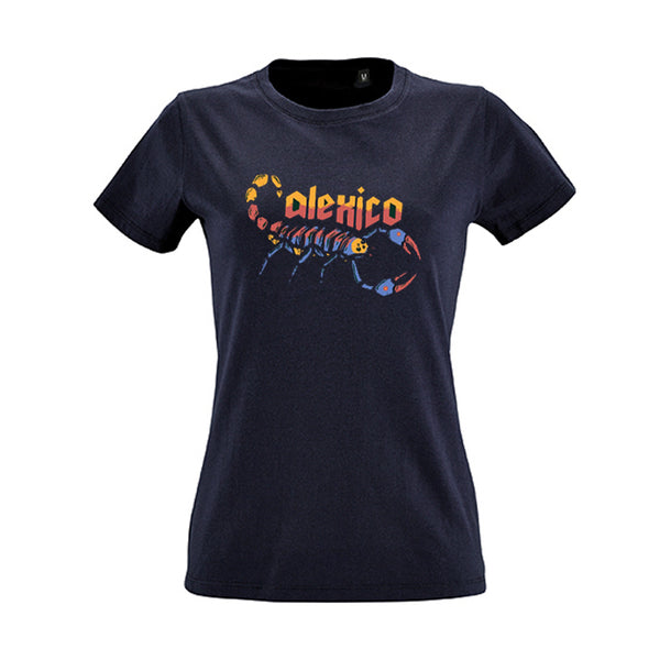 Scorpion Navy Womens T-Shirt