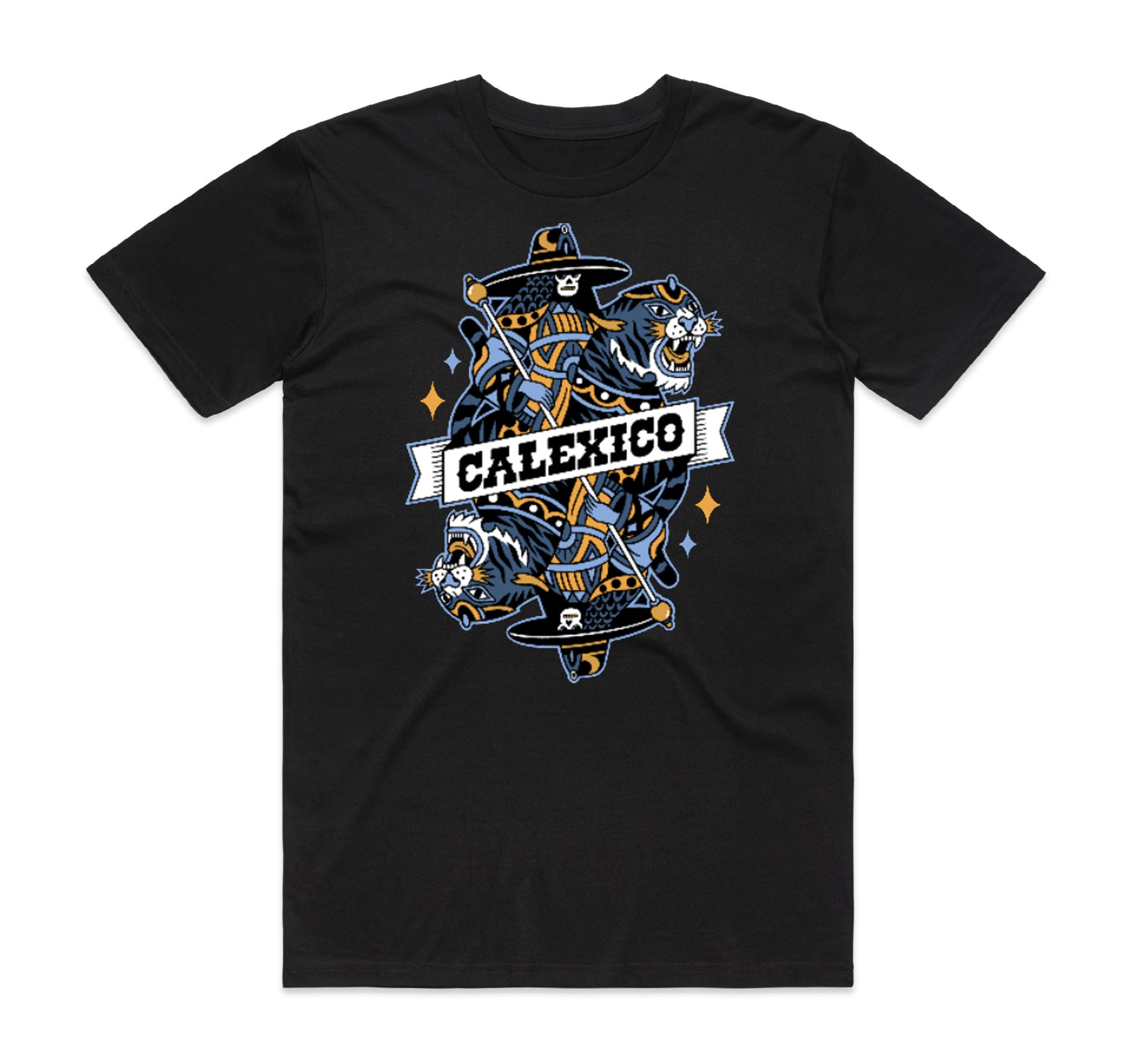 Calexico Skeleton & Tiger T-Shirt – Bingo Merch