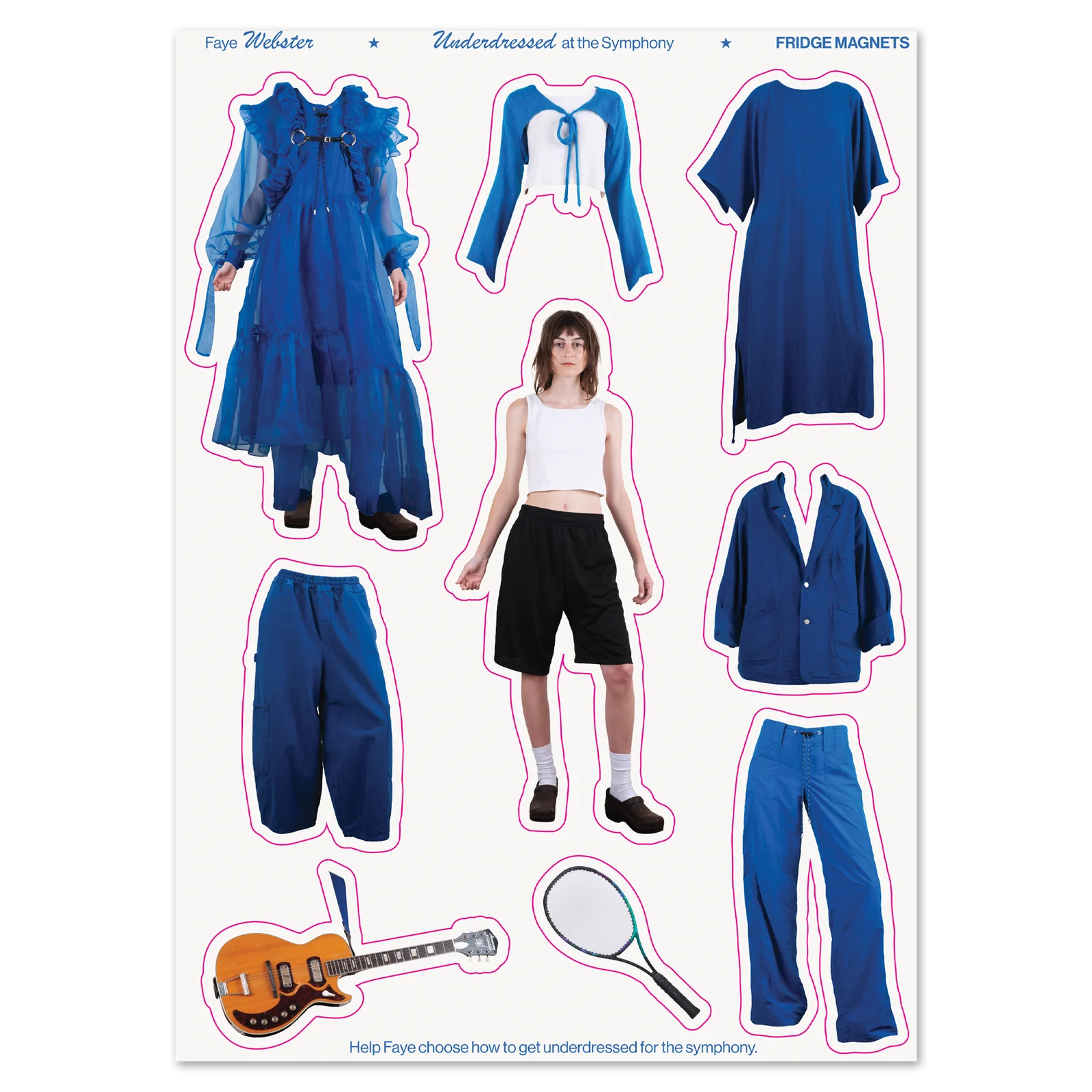 Faye Webster Underdressed at the Symphony Magnet Sheet