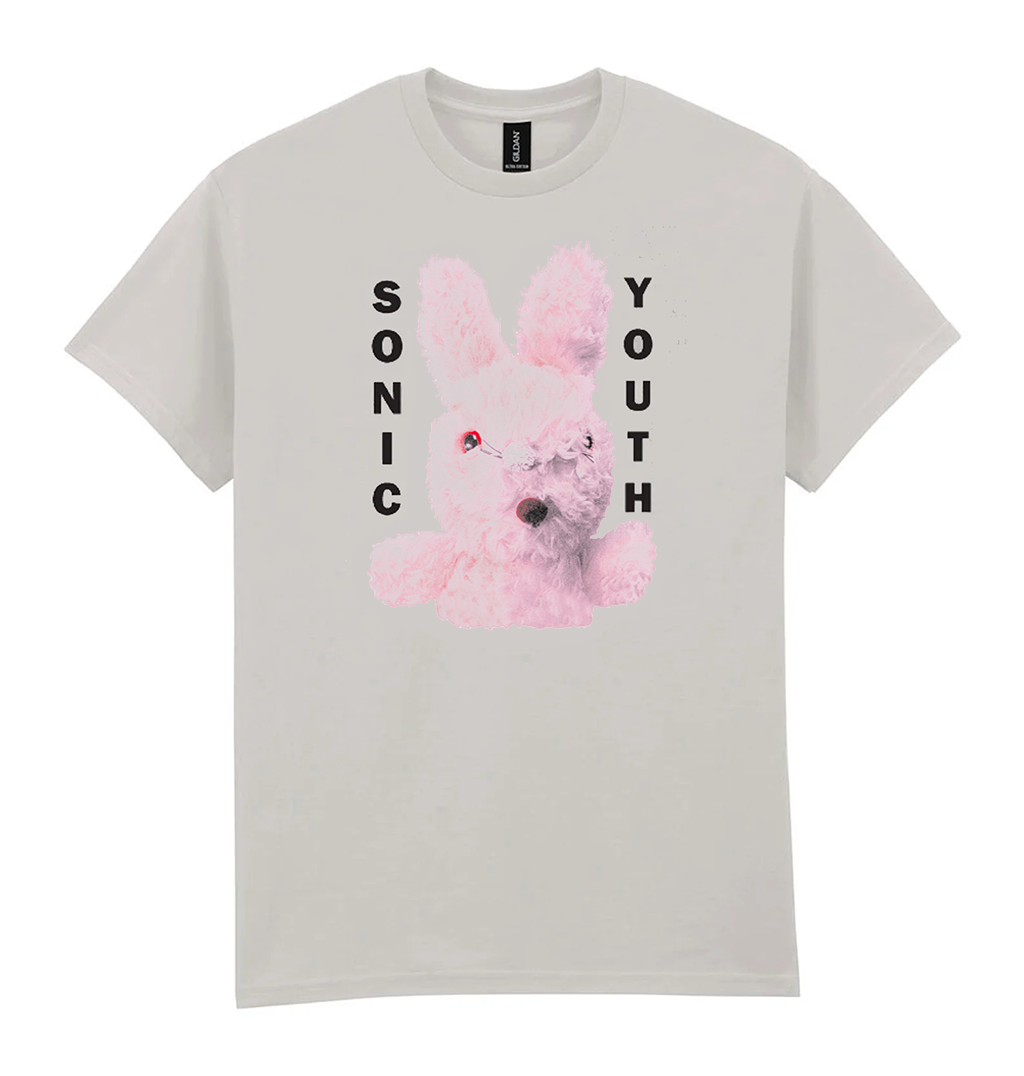 Sonic Youth Dirty Bunny Ice Grey T-Shirt – Bingo Merch