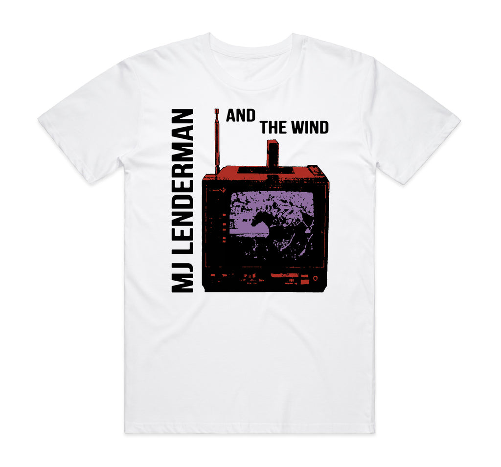 MJ Lenderman TV White T-Shirt – Bingo Merch