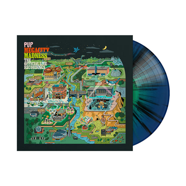 (PRE-ORDER) Megacity Madness (The Official Live Recordings) Blue Green Smush w/ Black Splatter LP