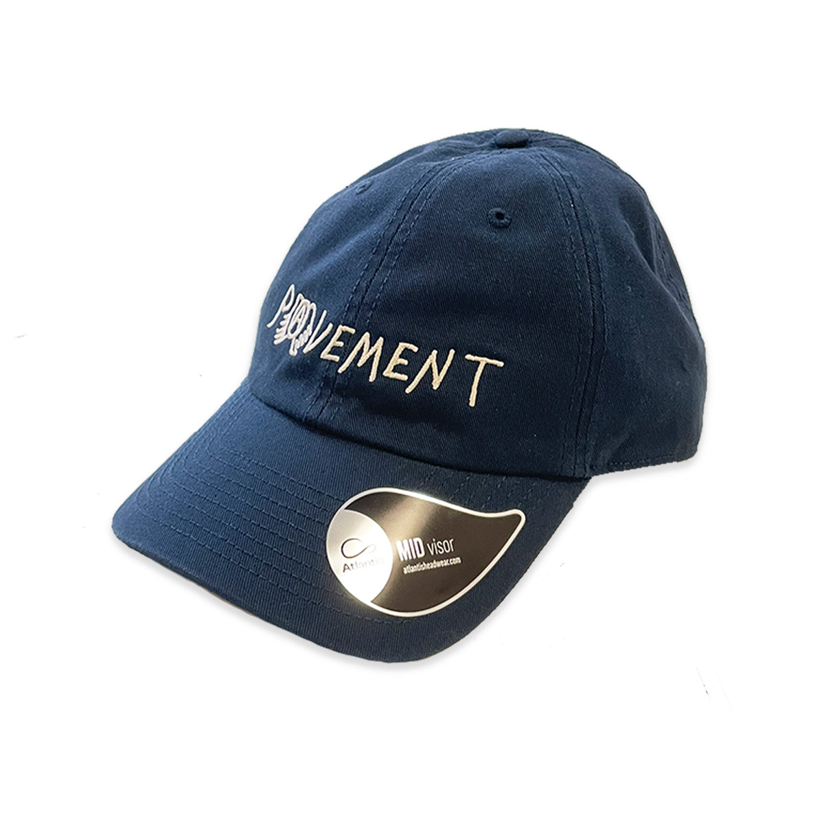 Pavement Logo Navy Dad Hat – Bingo Merch