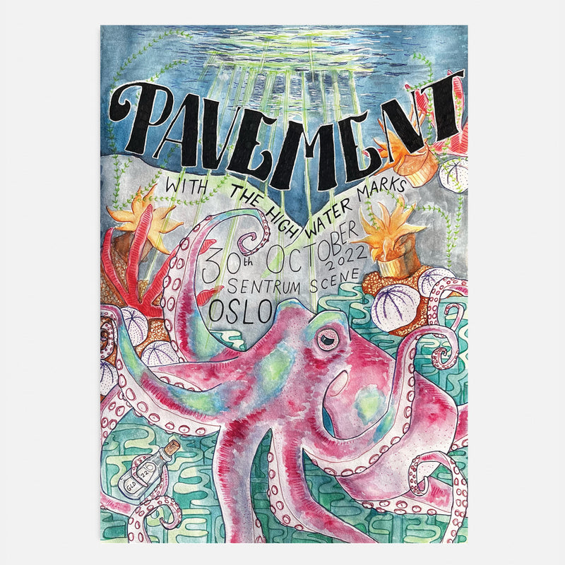 Pavement Sentrum Scene Oslo 2022 Poster