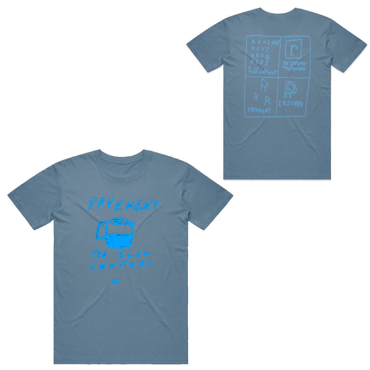 Pavement Slow Century Indigo T-Shirt – Bingo Merch