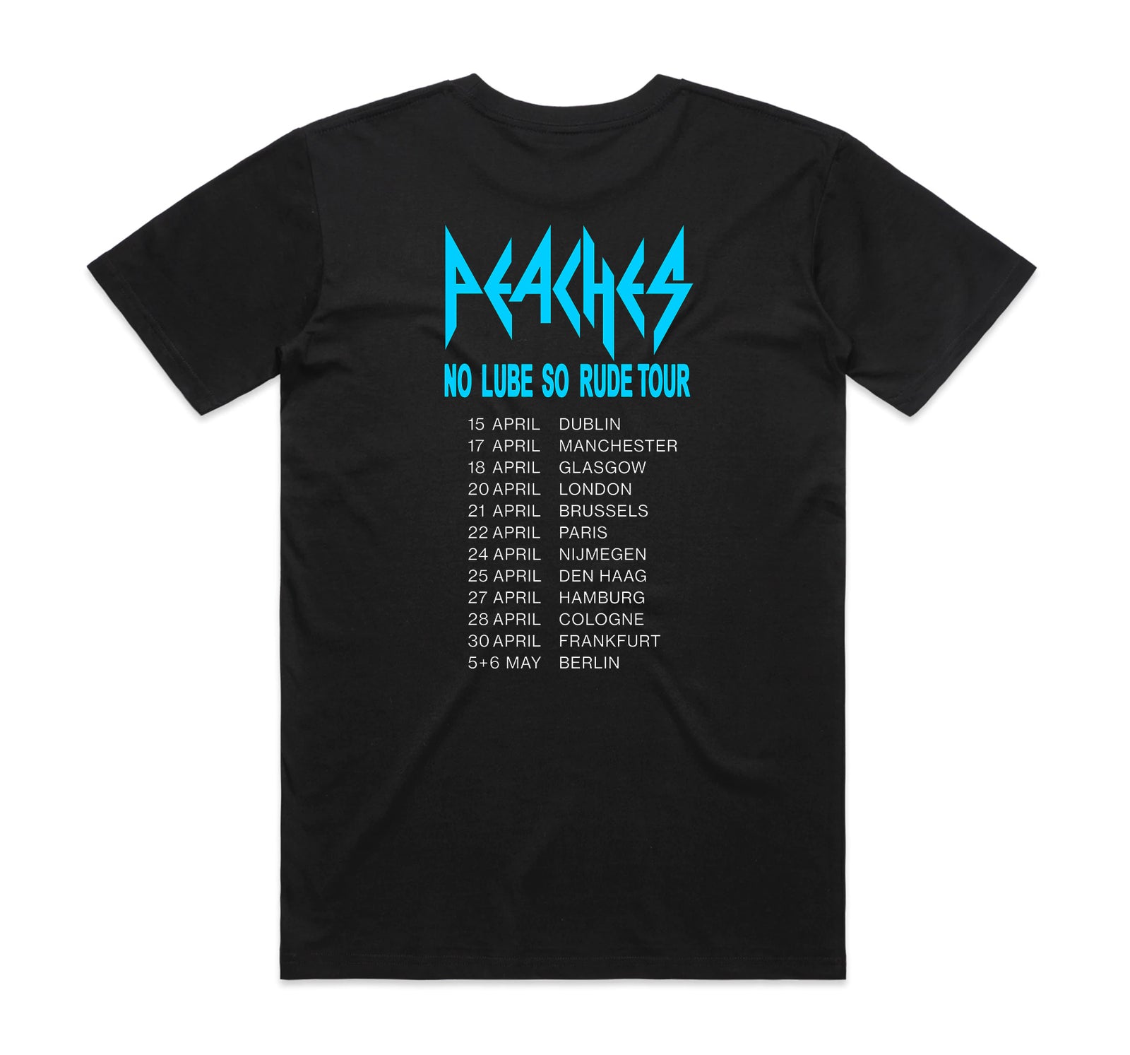 Peaches EU UK 2026 Tour T-Shirt