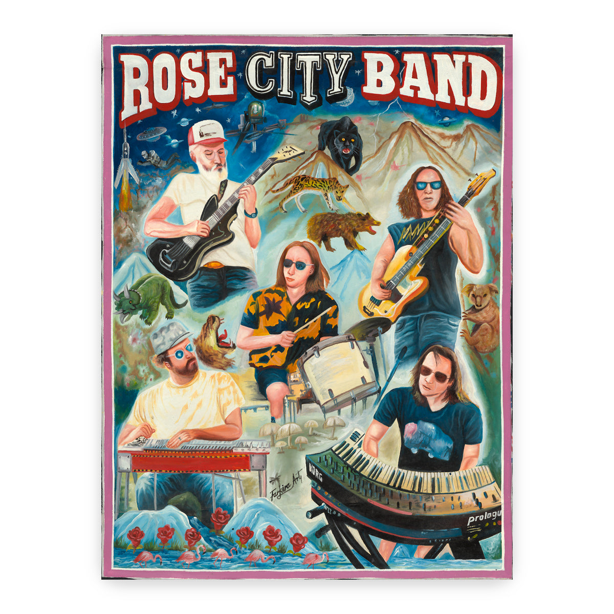 Rose City Band Deadly Prey Gallery Poster Bingo Merch