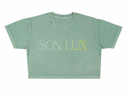 Son Lux Gradient Logo Crop Top