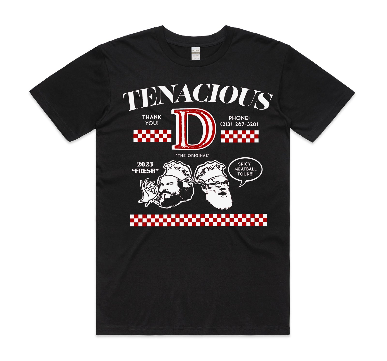 Tenacious D Spicy Meatball Tour 2023 T-Shirt Large – Bingo Merch