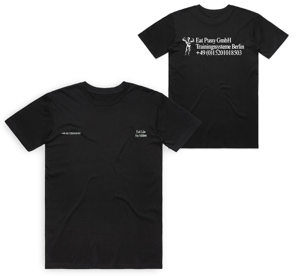 Eat Like An Athlete Black T-Shirt (Standard Fit)