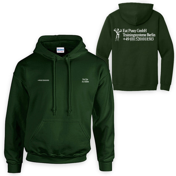 Eat Like An Athlete Green Hoodie (Standard Fit)