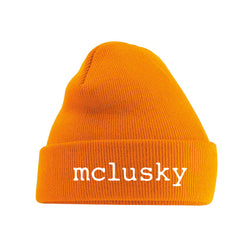 Mclusky Logo Beanie - Orange – Bingo Merch