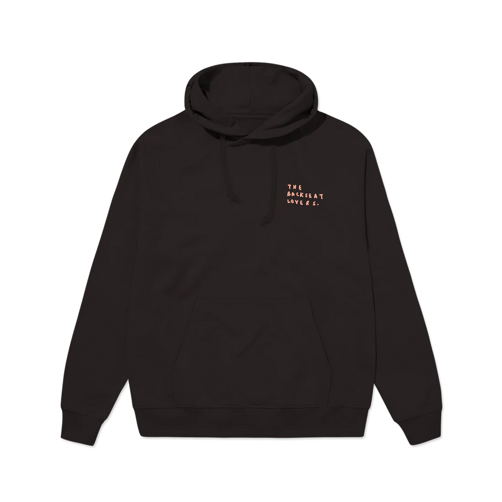 The Backseat Lovers Waiting To Spill Hoodie Black Bingo Merch