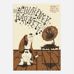 Courtney Barnett Manchester 2022 Screenprinted Poster