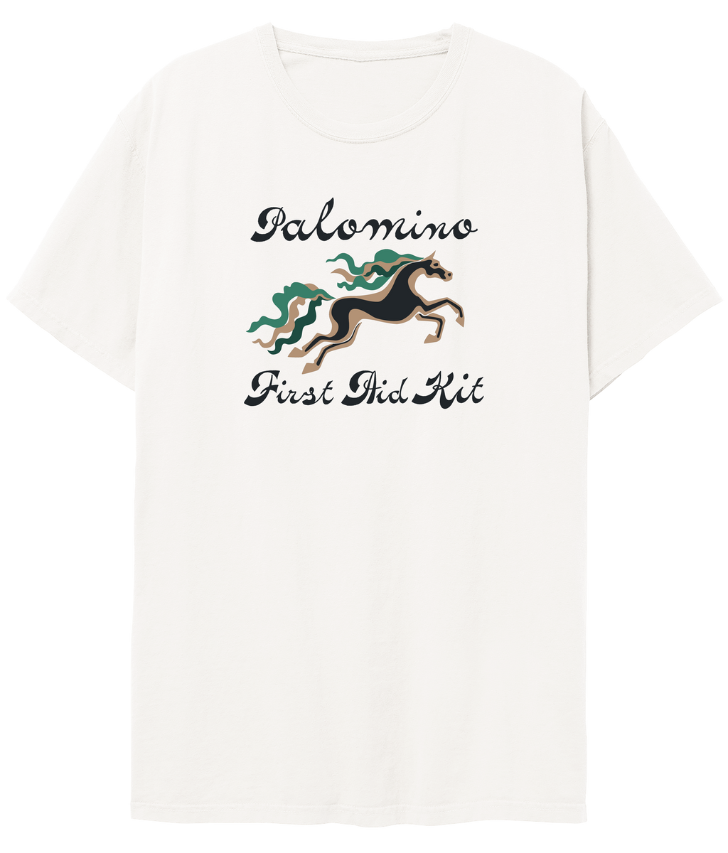 Horse Illustration White T-Shirt