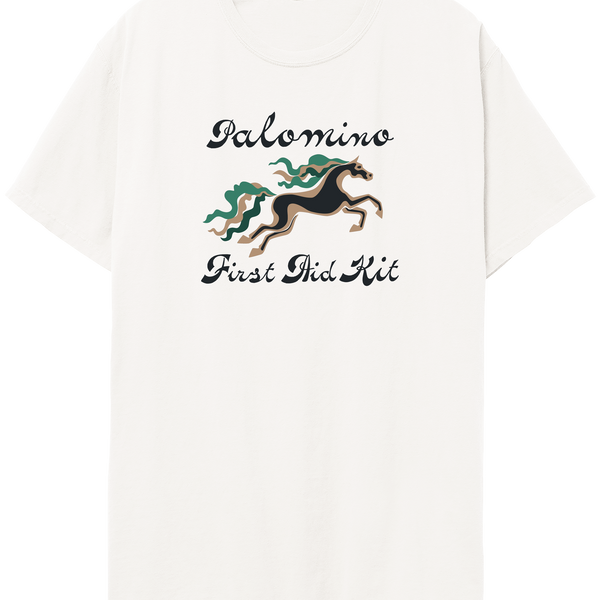 Horse Illustration White T-Shirt – Bingo Merch