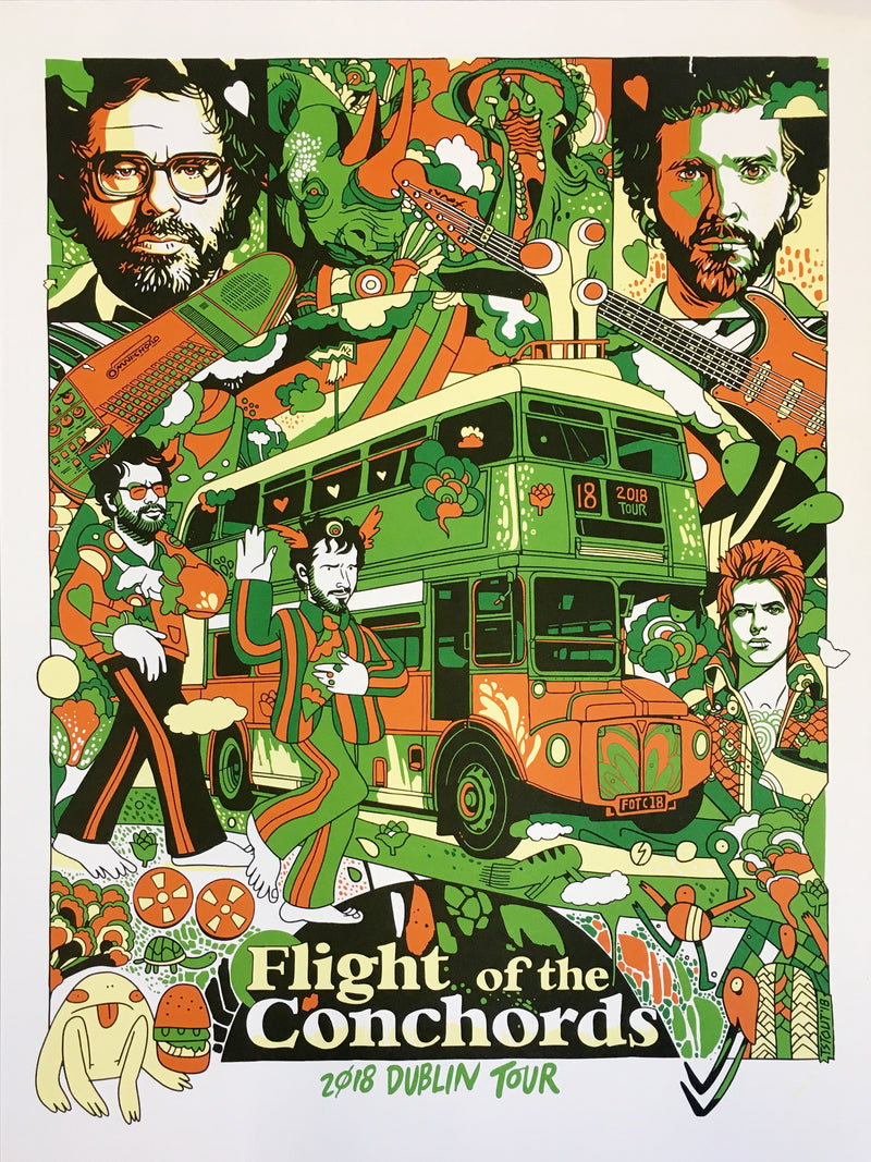 Flight Of The Conchords Poster flight-of-the-conchords-poster