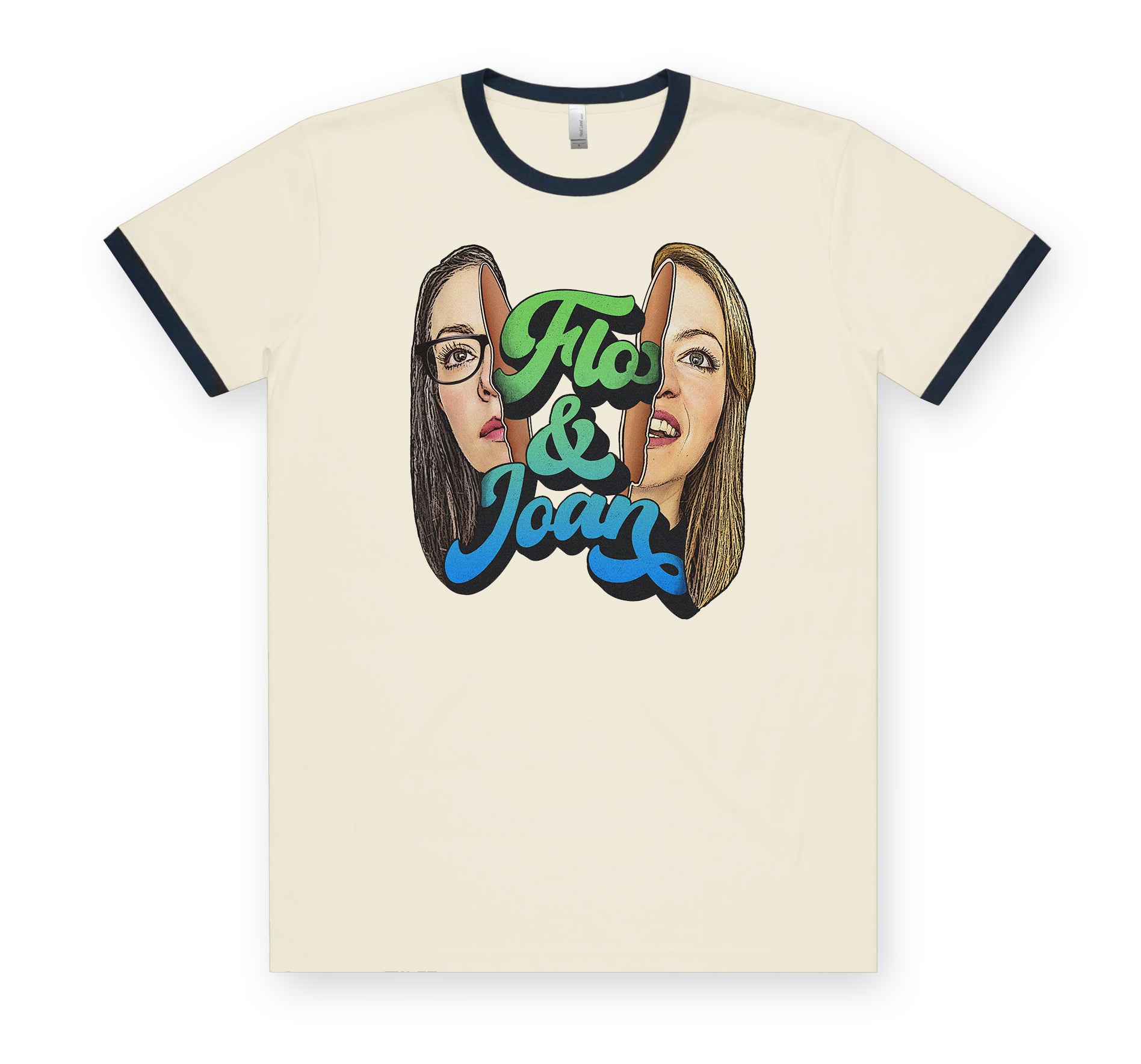 Flo & Joan Faces T-shirt – Bingo Merch