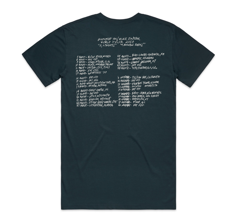 Godspeed You Black Emperor Bear Indigo T-shirt – Bingo Merch Godspeed You Black Emperor Bear Indigo T-shirt – Bingo Merch