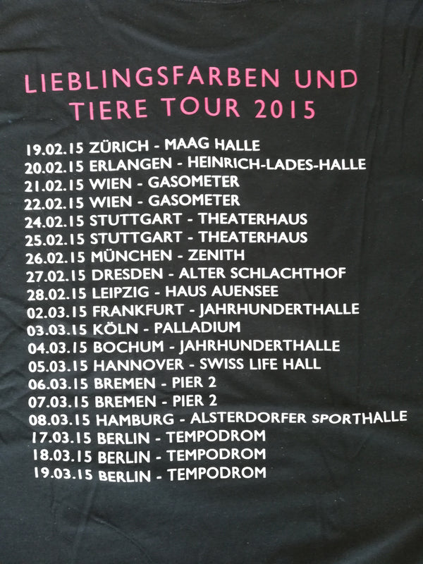 Element Of Crime Lieblingsfarben Tour für Frauen T-Shirt- Bingo Merch Official Merchandise Shop Official