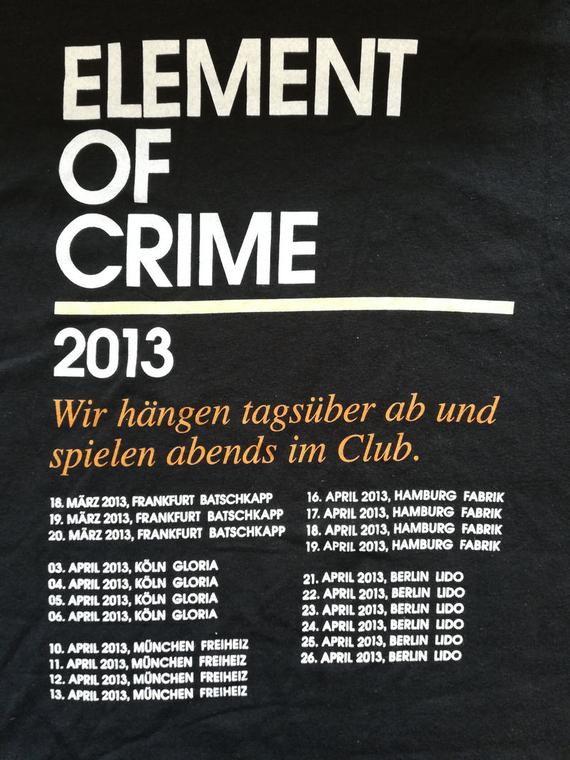 Element Of Crime WHTAUSAIC T-Shirt- Bingo Merch Official Merchandise Shop Official