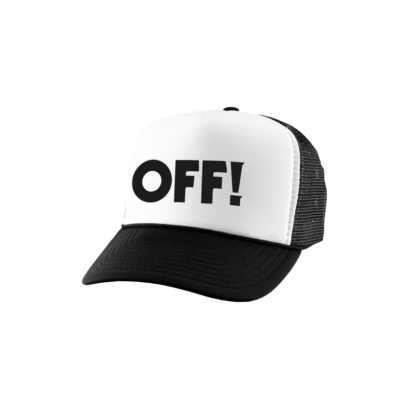 OFF! Logo Trucker Hat (Black/White) – Bingo Merch