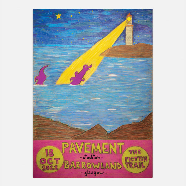 Pavement Barrowlands Glasgow 2022 Poster