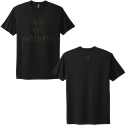 Path Of Wellness T-Shirt - Black