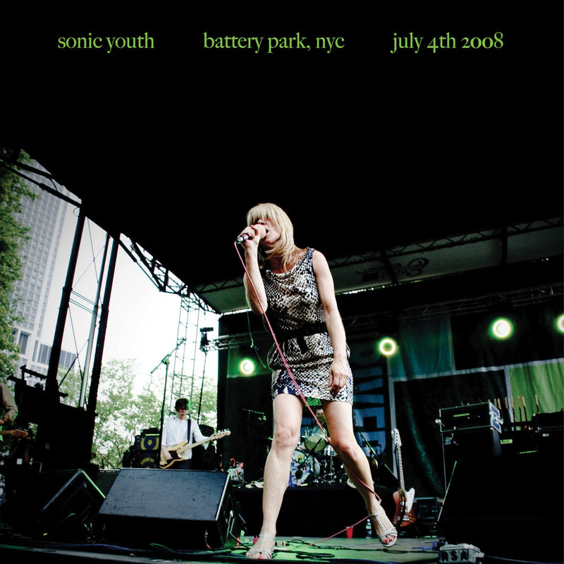Sonic Youth Live At Battery Park July 4th 2008 LP LP- Bingo Merch Official Merchandise Shop Official