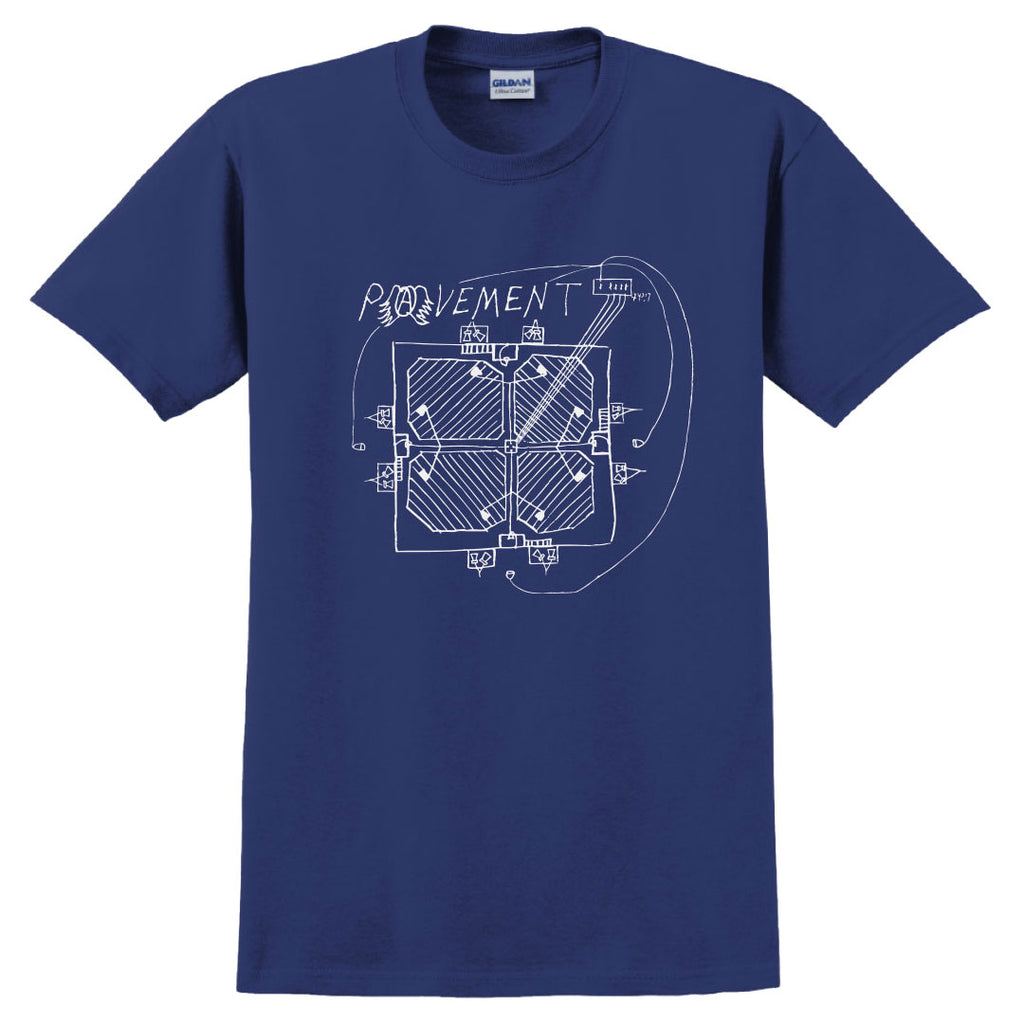 Pavement Stage Plot T Shirt Bingo Merch