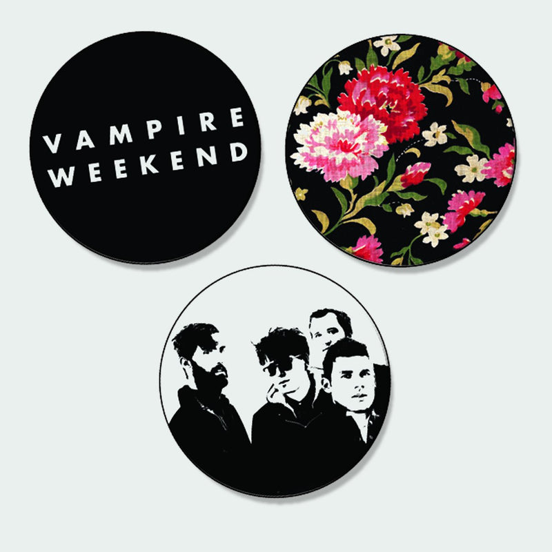 Vampire Weekend Button Pack - Bingo Merch Official Merchandise Shop Official
