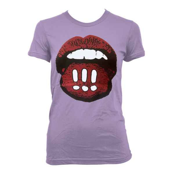 !!! Mouth Lilac - Girls T-shirt- Bingo Merch Official Merchandise Shop Official