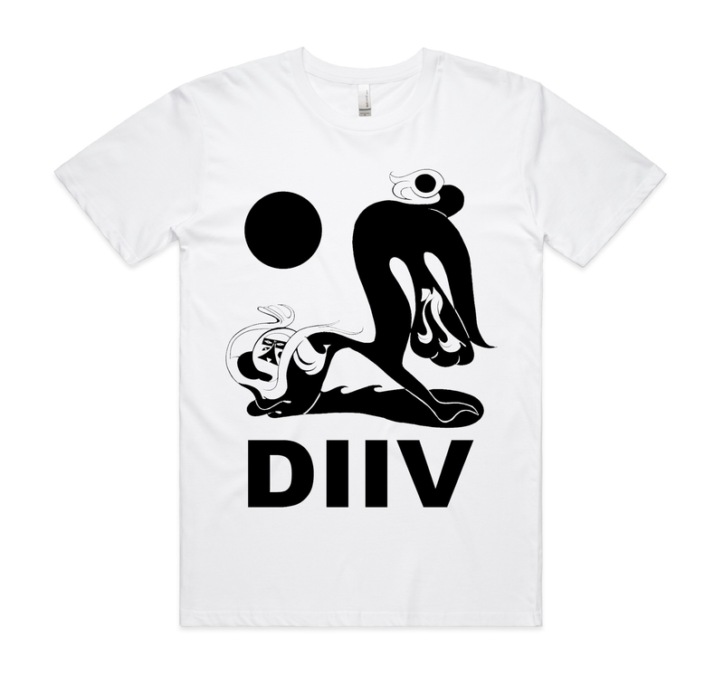 DIIV Lux Logo White T-Shirt- Bingo Merch Official Merchandise Shop Official