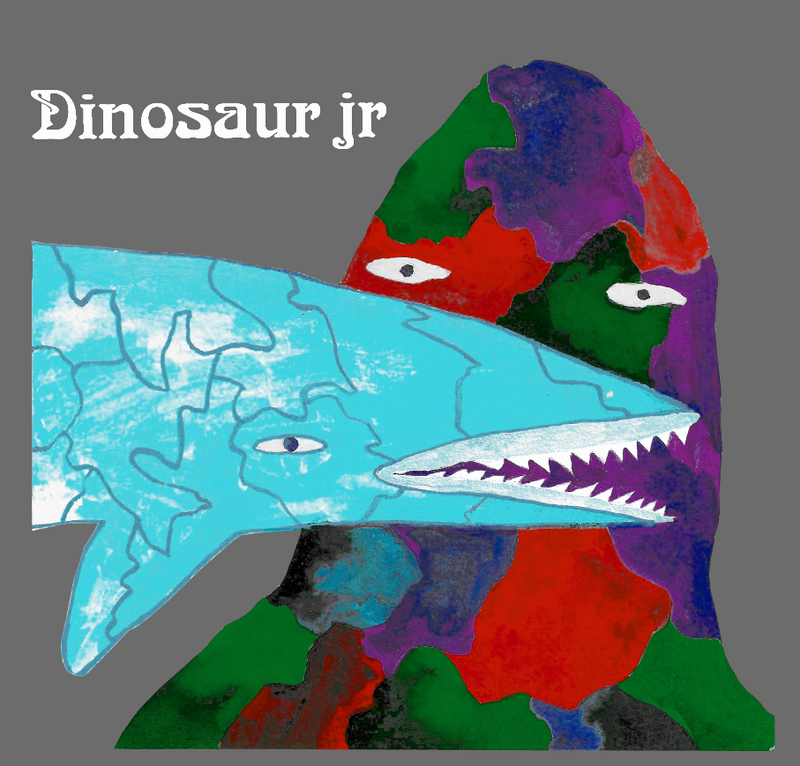 Dinosaur Jr. Fish Dood T-Shirt- Bingo Merch Official Merchandise Shop Official