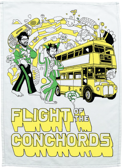 Flight of the Conchords Bus Tea Towel Other- Bingo Merch Official Merchandise Shop Official