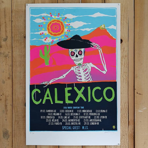 Calexico European Tour 2018 Poster