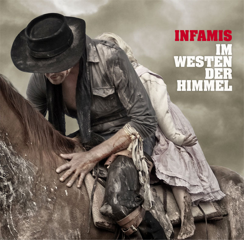 Infamis Im Westen Der Himmel LP LP+CD- Bingo Merch Official Merchandise Shop Official