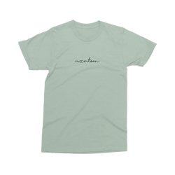 Cursive Embroidered T-Shirt