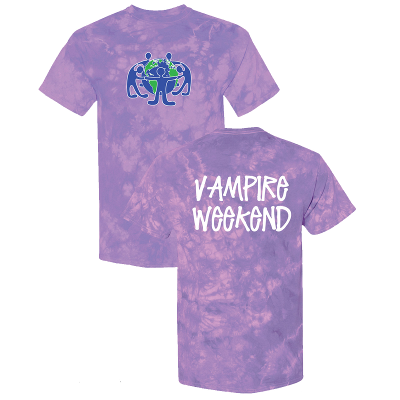 Vampire Weekend Hypercolour Purple T-Shirt T-Shirt- Bingo Merch Official Merchandise Shop Official