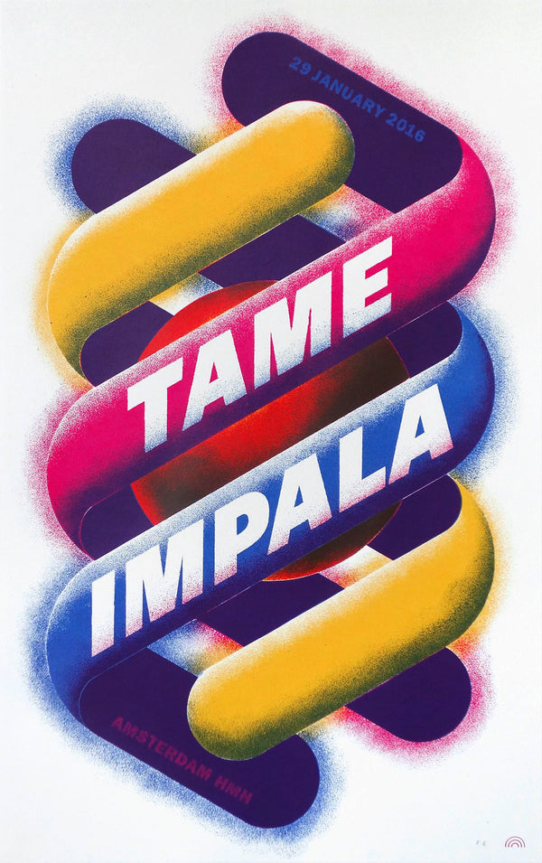Tame Impala Amsterdam 2016 Poster- Bingo Merch Official Merchandise Shop Official